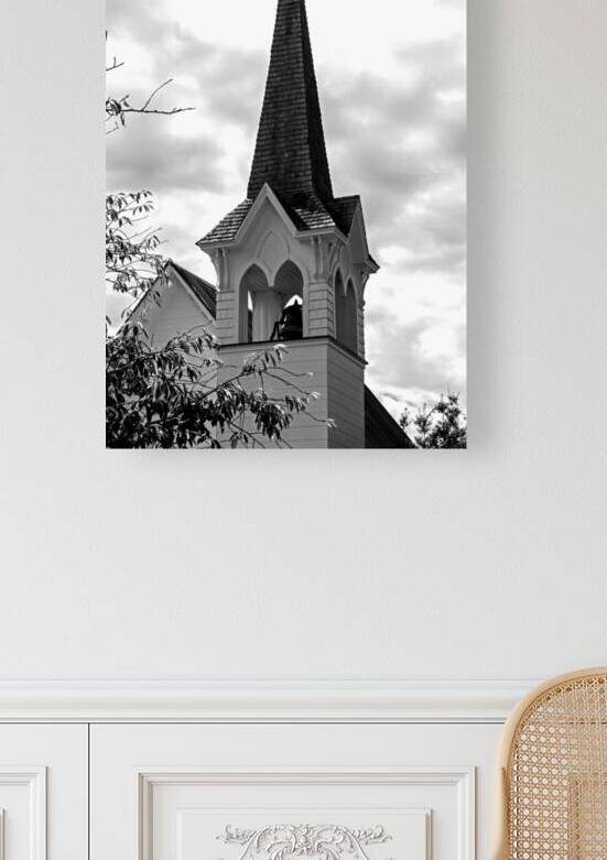 Frankford Presbyterian Steeple in Black and White by Bill Swartwout Photography