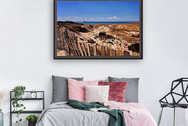 Cape Henlopen Overlook and Breakwater Light by Bill Swartwout Photography