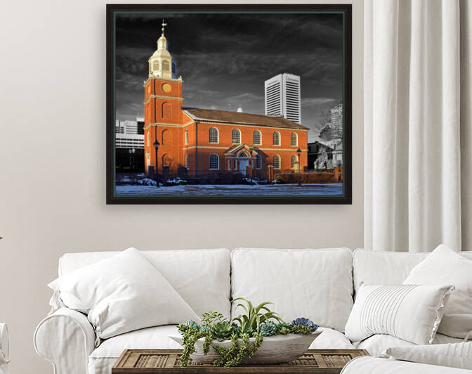 Otterbein Church Building Color Splash by Bill Swartwout Photography
