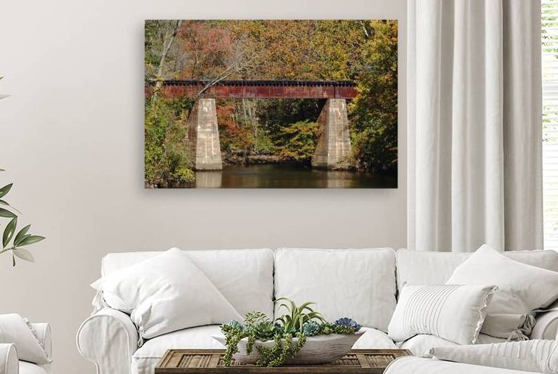 Tuckahoe River Railroad Bridge Up Close 5509 by Bill Swartwout Photography