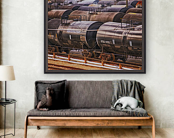 Tank Cars with Syrup for Your Sweet Tooth by Bill Swartwout Photography