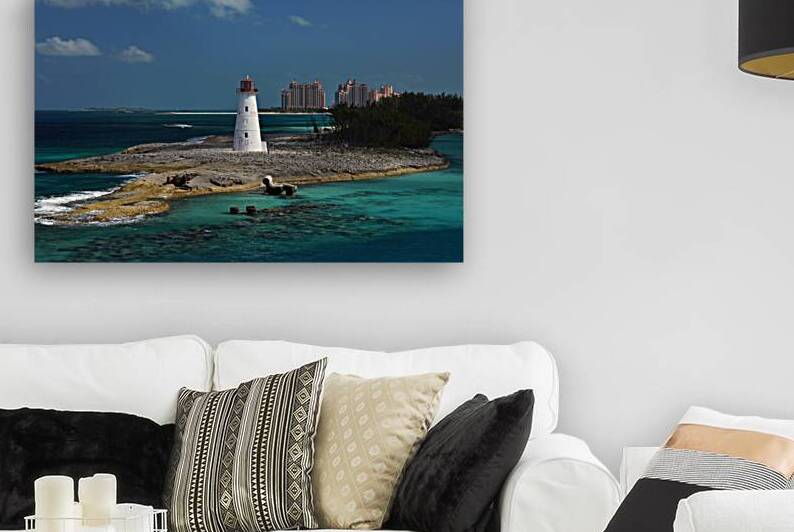 Nassau Lighthouse at Harbor Entrance by Bill Swartwout Photography