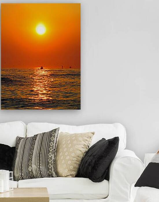 Into the Sun at the Indian River Inlet by Bill Swartwout Photography