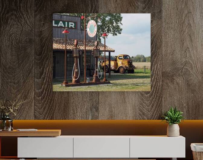 Old  Gas Station 110264 by Bill Swartwout Photography