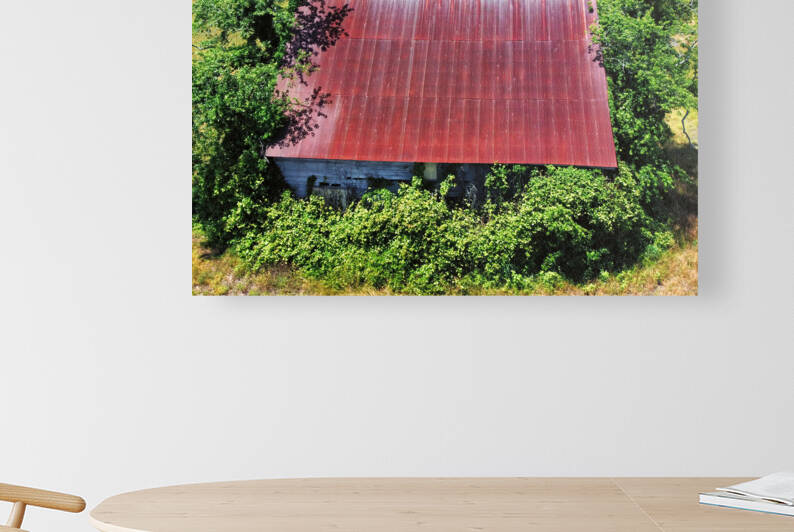 Rusty Roof Abandoned Farmhouse by Bill Swartwout Photography