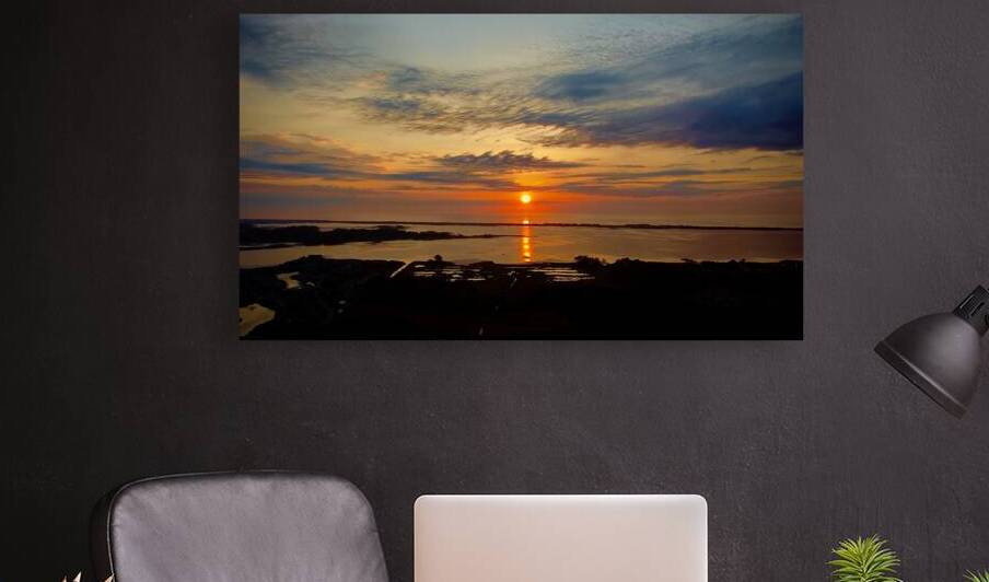 Sunrise Over Little Assawoman Bay by Bill Swartwout Photography