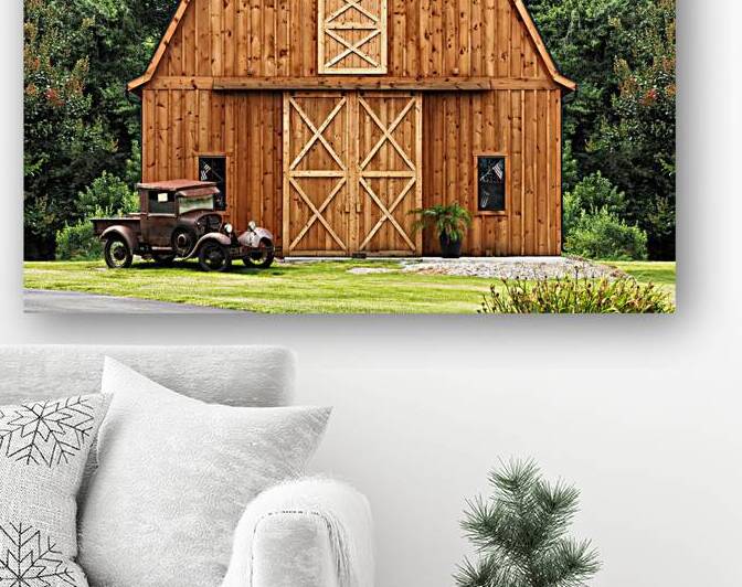 Old Barn Old Truck near Ocean City by Bill Swartwout Photography