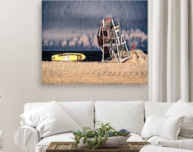 Ocean City Surf Rescue in Charcoal by Bill Swartwout Photography