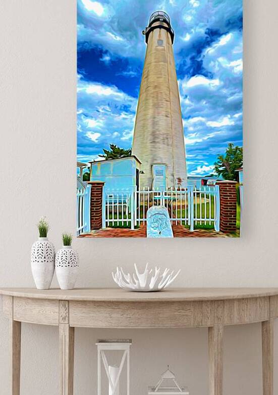 Fenwick Island Lighthouse Vertical Expression by Bill Swartwout Photography