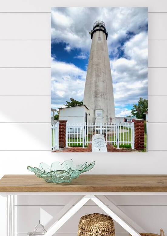 Fenwick Island Lighthouse Vertical Panorama by Bill Swartwout Photography