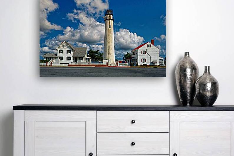 Fenwick Island Lighthouse Street View by Bill Swartwout Photography