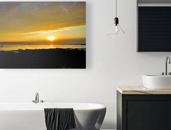 Golden Sunrise Over Fenwicks Island DE by Bill Swartwout Photography