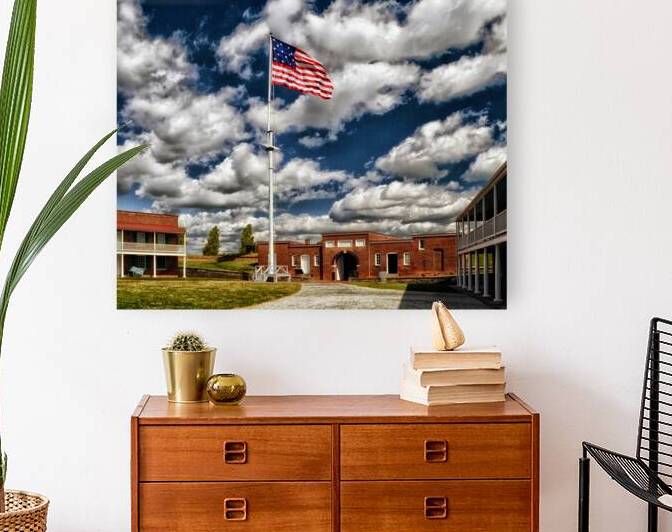 Fort McHenry Parade Ground Flag by Bill Swartwout Photography