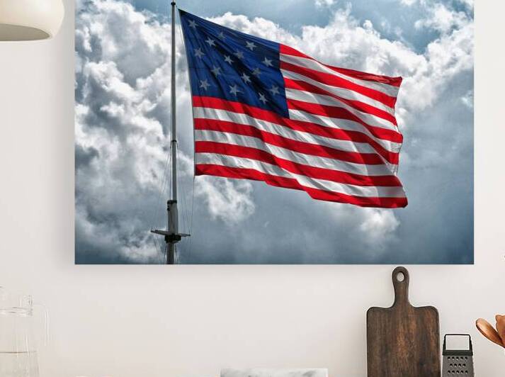 Garrison Flag Close Up at Fort McHenry by Bill Swartwout Photography