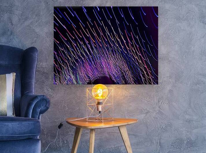 Neon Streaks of City Lights by Bill Swartwout Photography