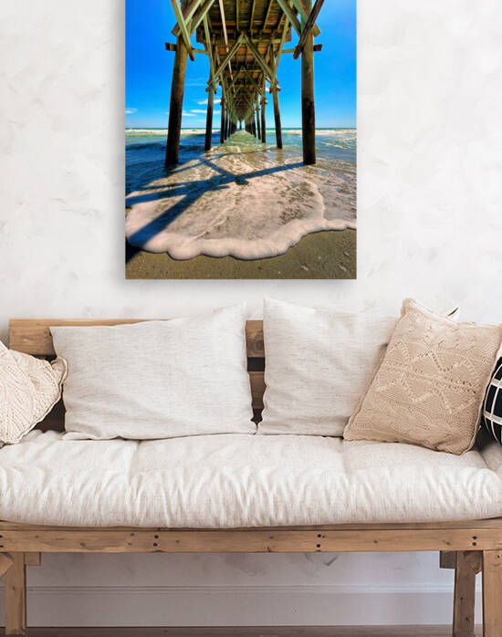 Under the Pier at 14th Street Myrtle Beach by Bill Swartwout Photography