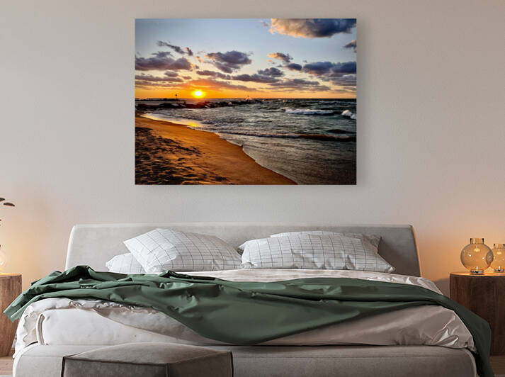 New Buffalo Harbor Sunset by Bill Swartwout Photography