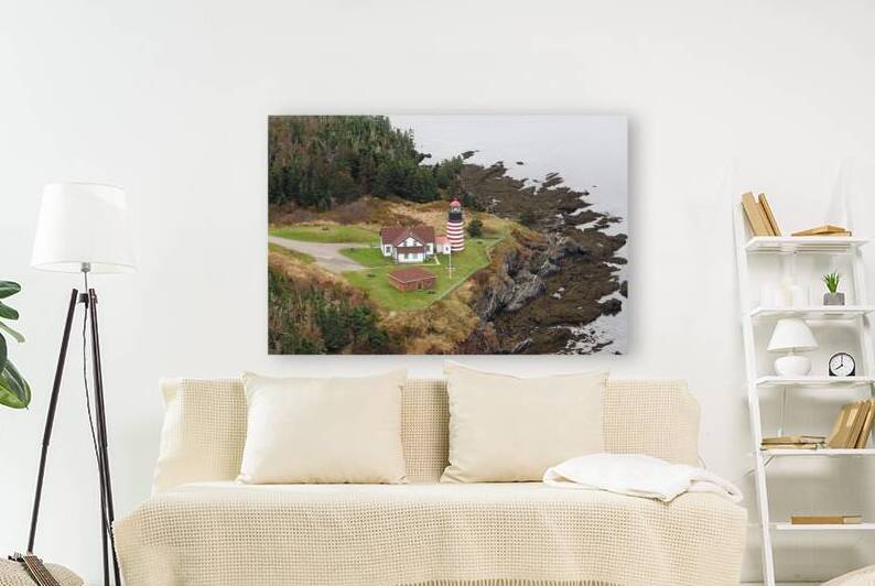 West Quoddy Head Lighthouse by Bill Swartwout Photography