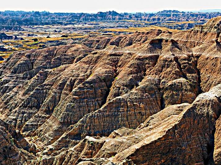 Badlands Hills and Valleys by Bill Swartwout Photography