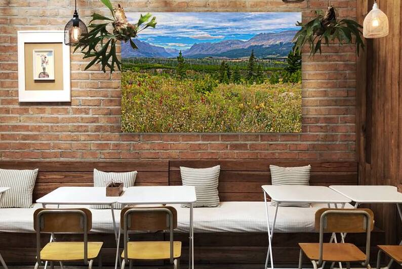 Glacier National Park from Afar by Bill Swartwout Photography