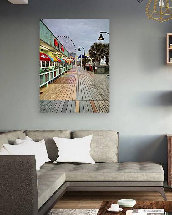 Deserted Boardwalk in Myrtle Beach by Bill Swartwout Photography