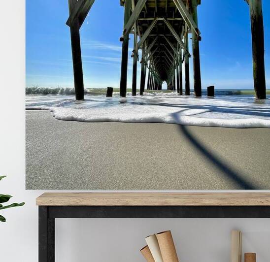 View Underneath the Holden Beach Pier. by Bill Swartwout Photography