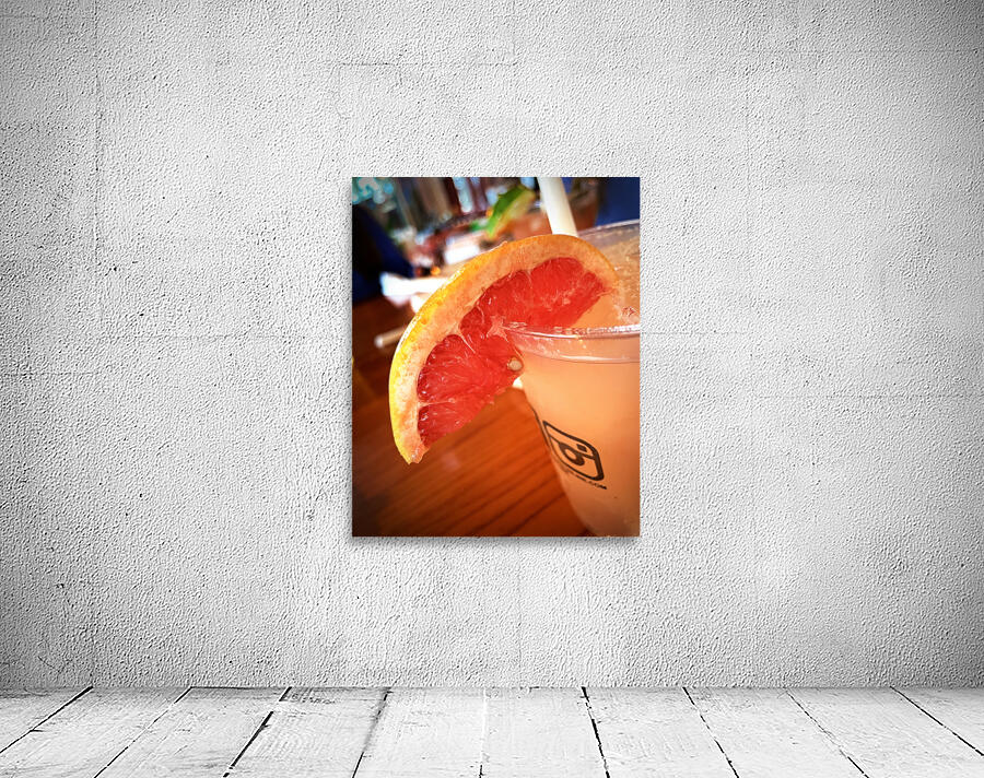 Ruby Red Grapefruit Slice Wall Preview