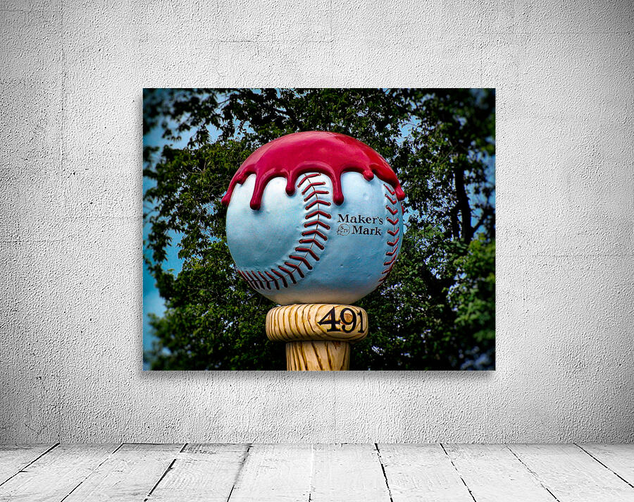 Makers Mark Baseball Bourbon Wall Preview