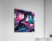  Galaxy and Stars Design  Acrylic Print