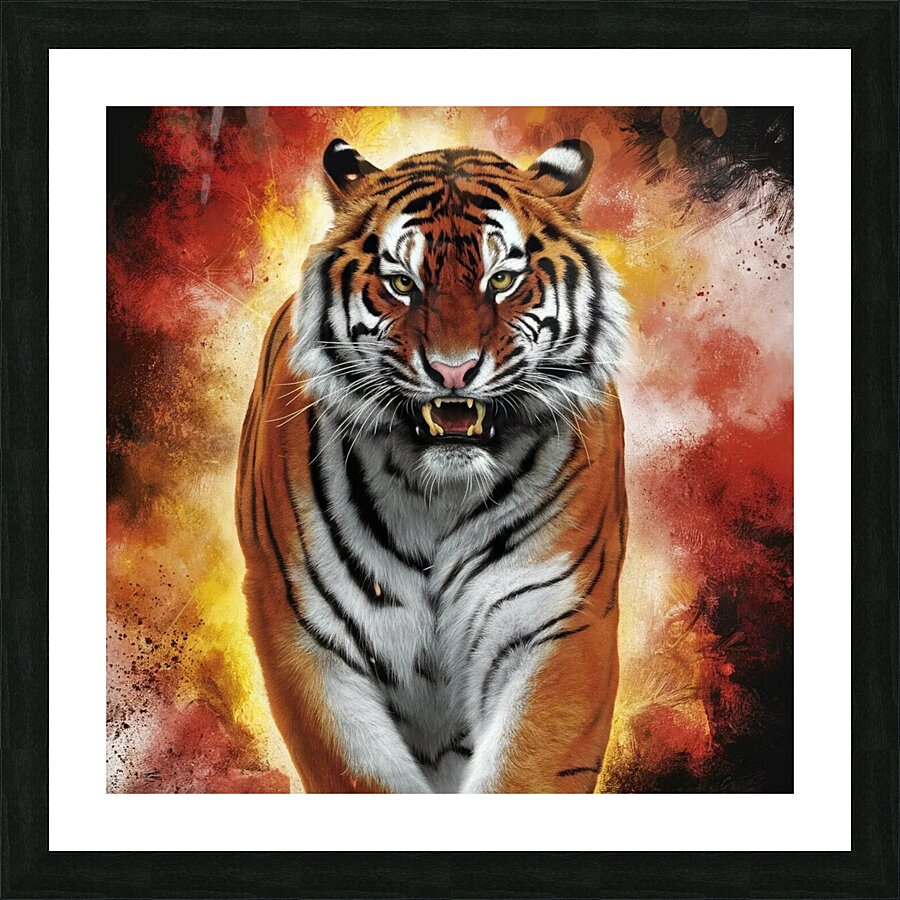 strang tigger Picture Frame print