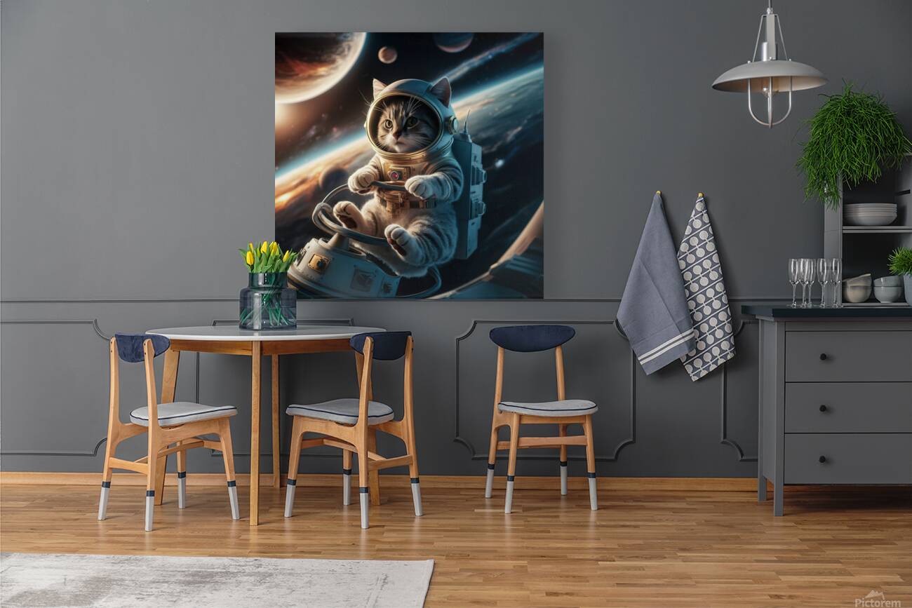 cat in the space Reproduction