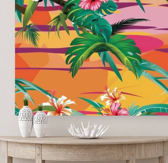  Tropical Paradise Theme A design by abdellah MEGRINI