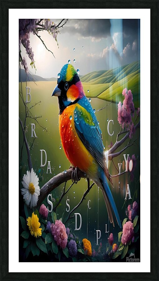 bird Picture Frame print
