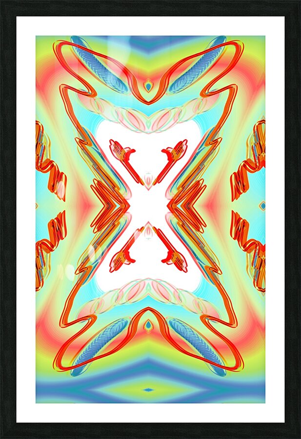 Abstract Art 123 Picture Frame print