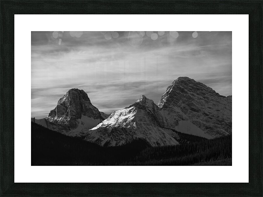 Peter Lougheed Park Mountains Picture Frame print