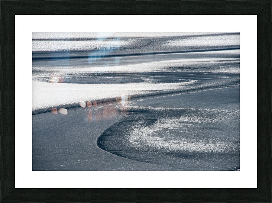 Patterns in the Ice Picture Frame print