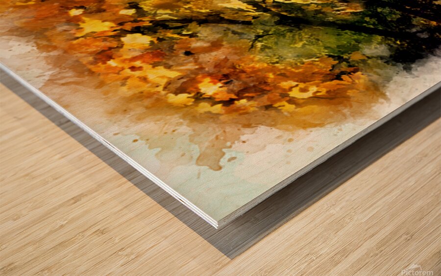 Autumn Shade Wood print