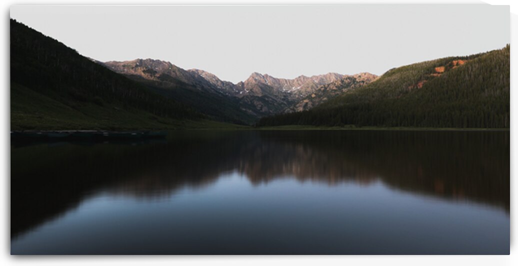 Piney Lake Minimalism - Vail Colorado by Owen O Connor