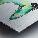 llama  Metal print