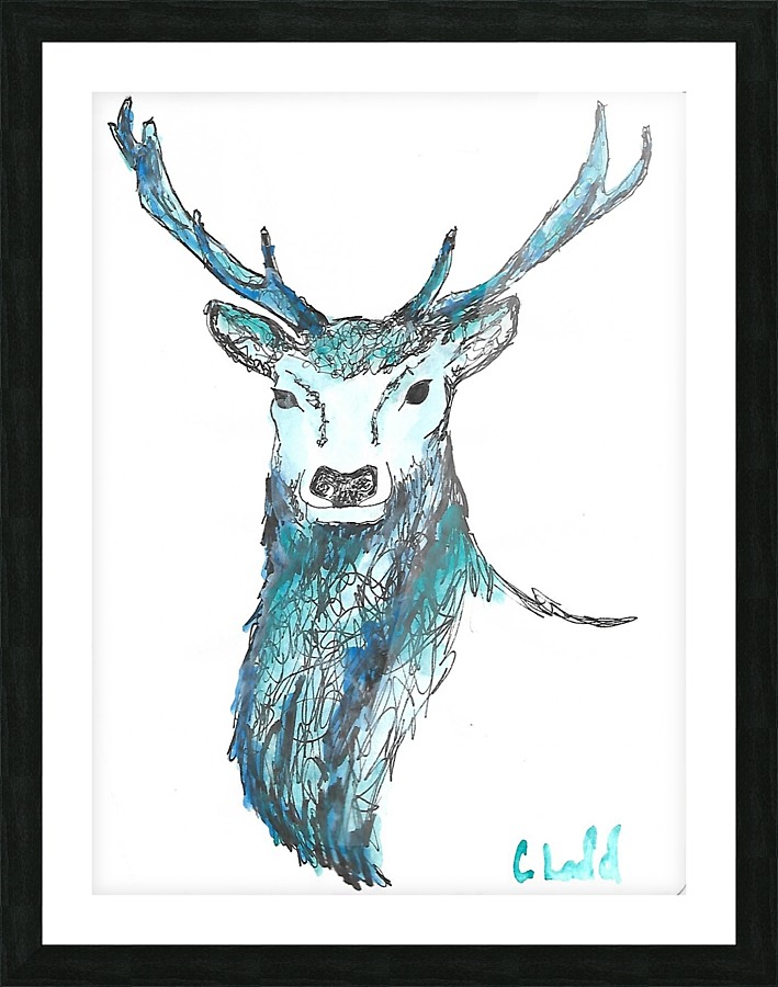 Buck Picture Frame print