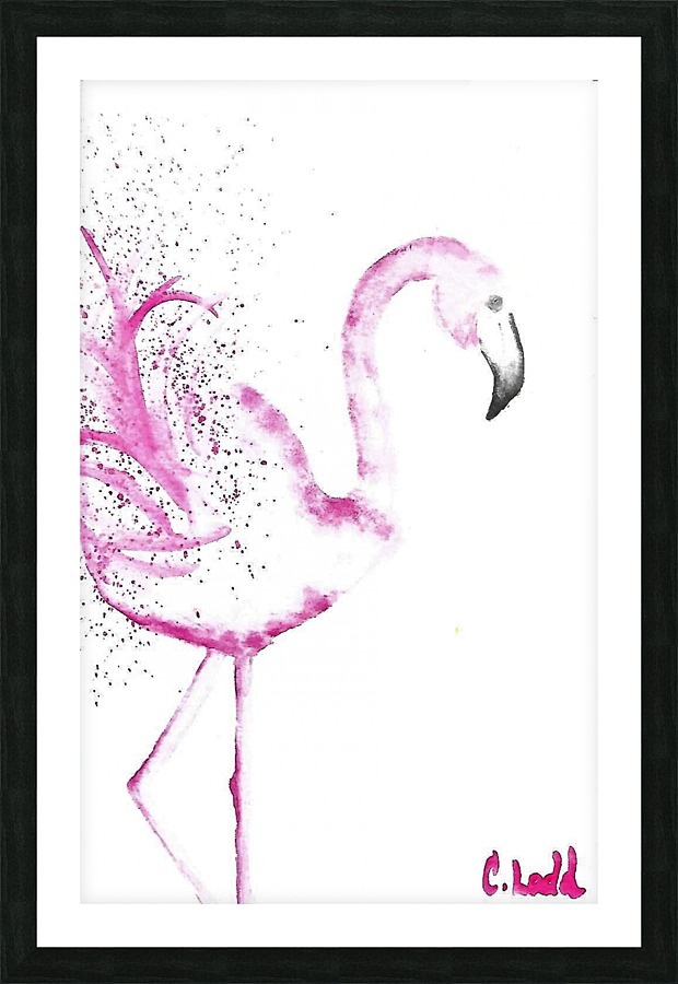 flamingo  Picture Frame print