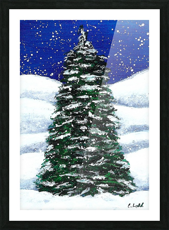 winter Picture Frame print