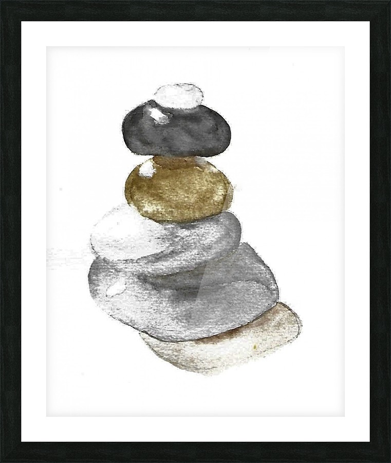 meditate  Picture Frame print