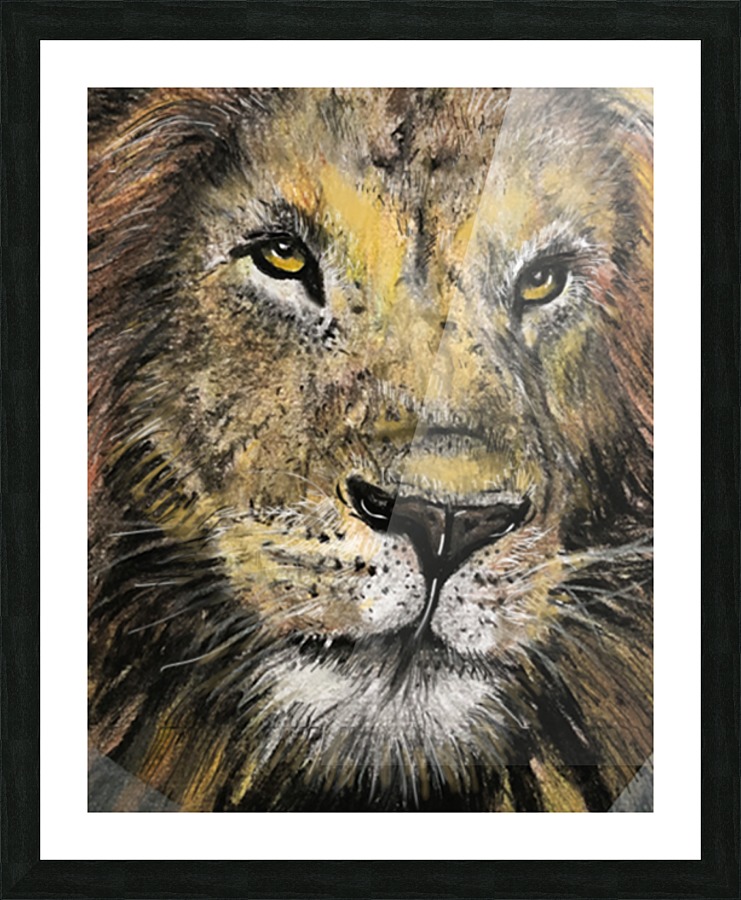 lion Picture Frame print