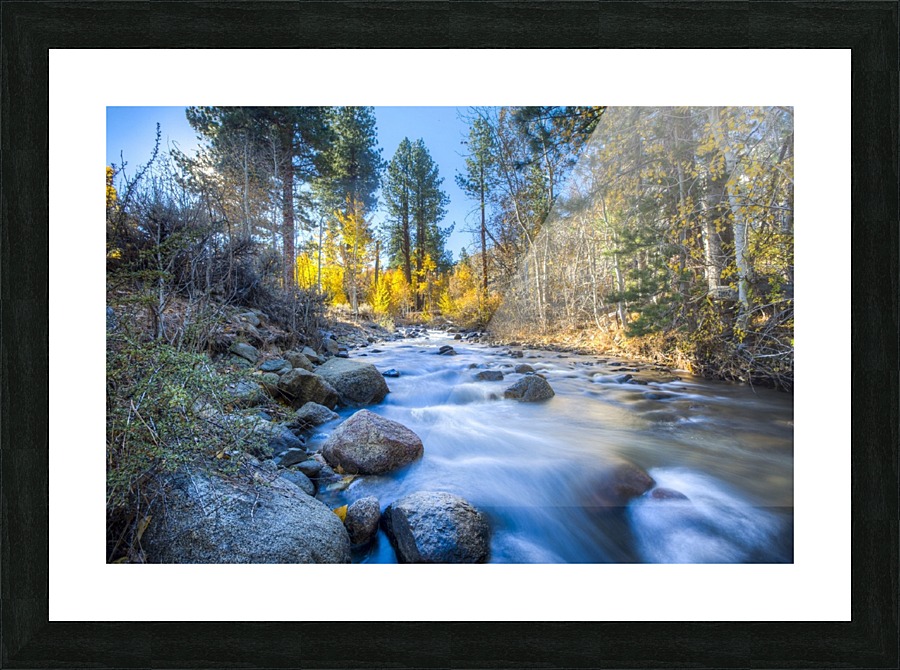 Sierra Mountain Stream  Picture Frame print