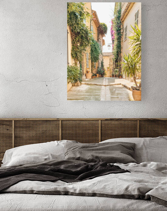 Charming City Grimaud Art France Cote dAzur Art Print French Riviera Print Urban Wanderlust City Travel Photography by Radu Bercan