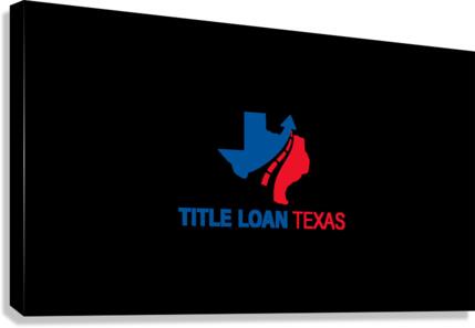 texas title loan logo Canvas Print