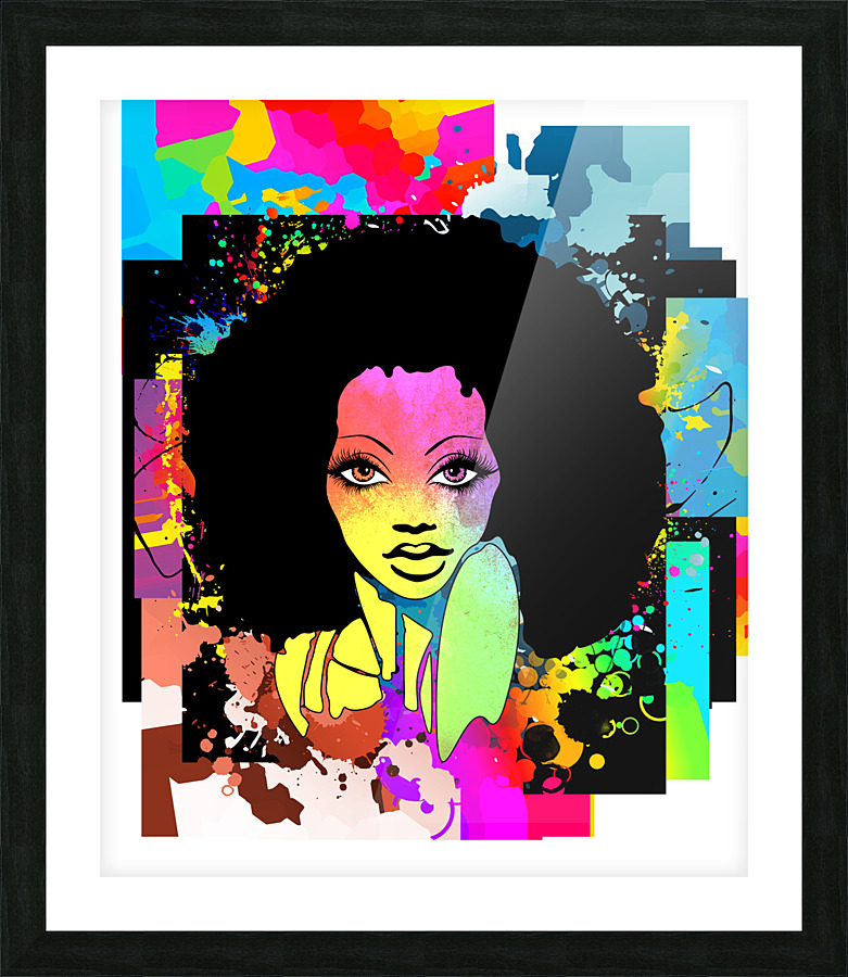 art afro  Picture Frame print