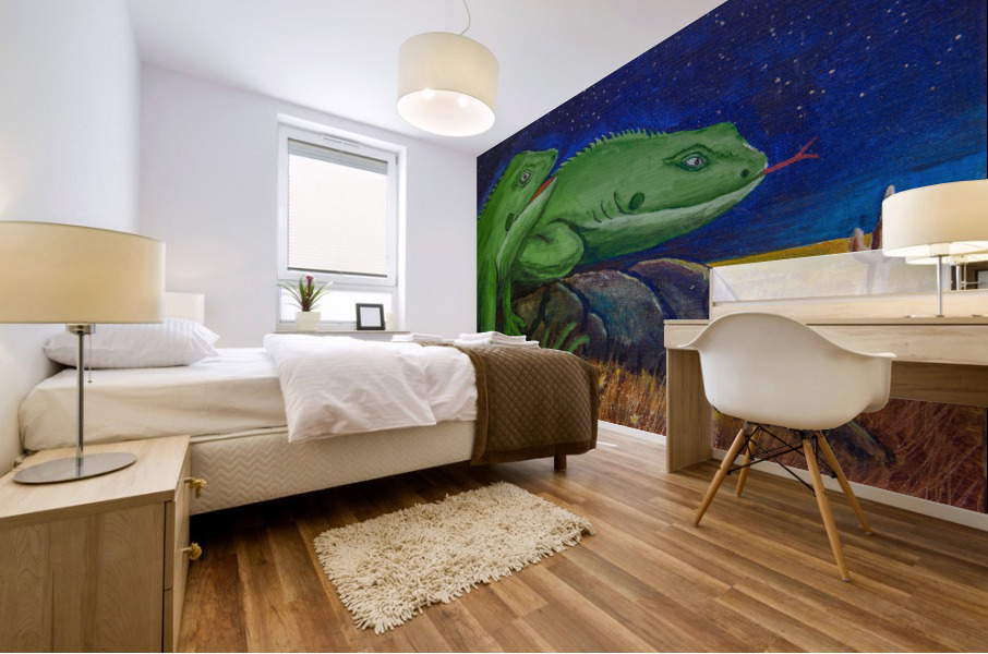  A-2Two Lizards Mural print