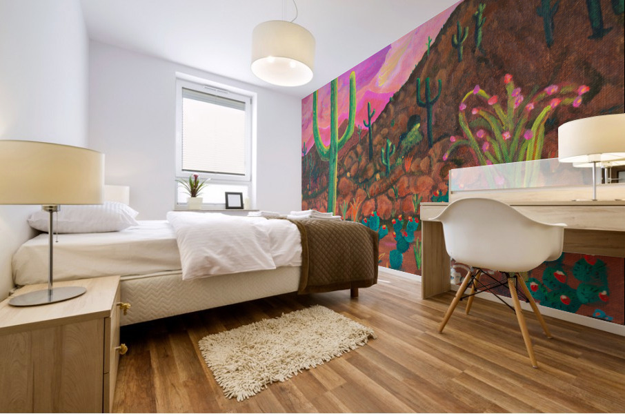 A-40 Desert Skull Mural print